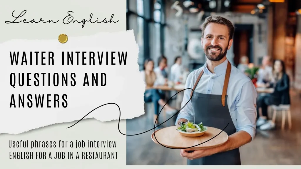 Waiter interview questions and answers